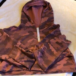 Lululemon Athletica Camouflage Hoodie in Purple and Brown